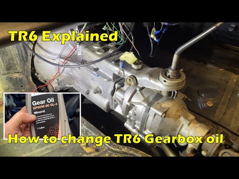 How to change Triumph TR6 transmission gearbox oil