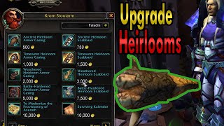 How to upgrade your Heirlooms in World of Warcraft (WOW)