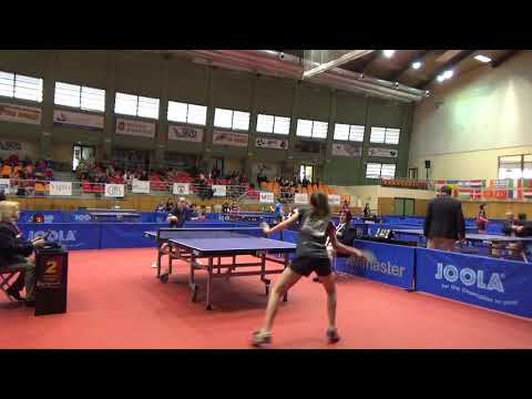 2019 ITTF CZECH CADET OPEN:STULLEROVA Eliska - WHITTON Lara WAL5