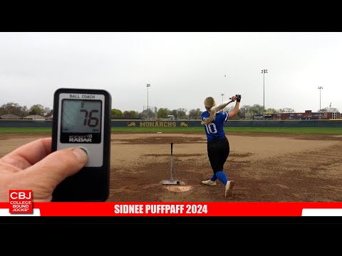 Sidnee Puffpaff 2024 Outfielder/Corner Softball Skills Video
