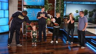 An Inspiring Young Basketball Fan Gets a Huge Surprise!