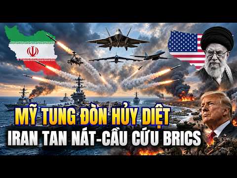 Mỹ tung đòn hủy diệt - Iran tan nát toàn diện, lập tức quay sang cầu cứu các quốc gia khối BRICS.