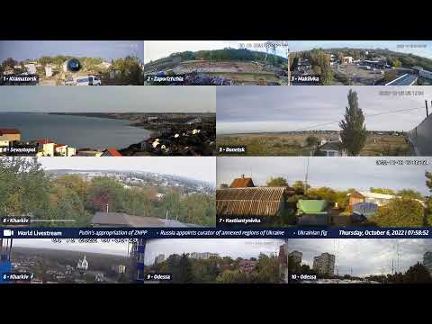 Live views from Ukraine 10/5/2022 B - Kramatorsk, Kharkiv and other cities