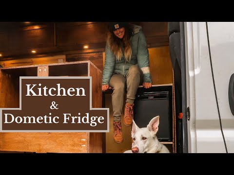 KITCHEN Framing & DOMETIC FRIDGE INSTALL | CRX50