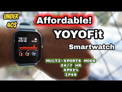 An Affordable Smartwatch  | IP68 | Apple Watch Style - Under $40 | By YoYoFit