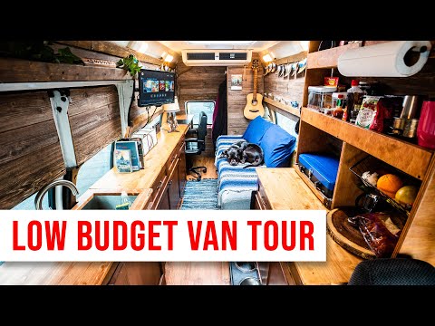 Insanely Unique Low Budget VAN TOUR - Vanlife