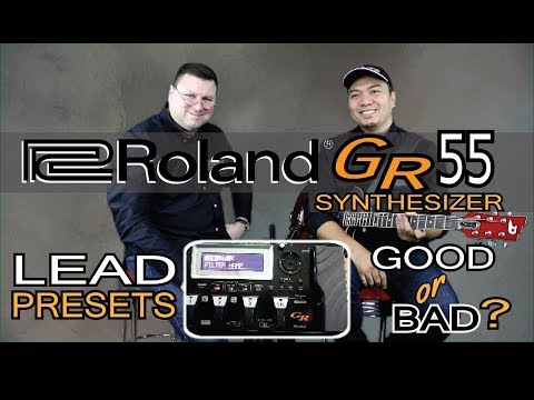 ROLAND GR-55 SYNTHESIZER LEAD SOUNDS - ALVIN and DAN GEAR REVIEWS (2019)