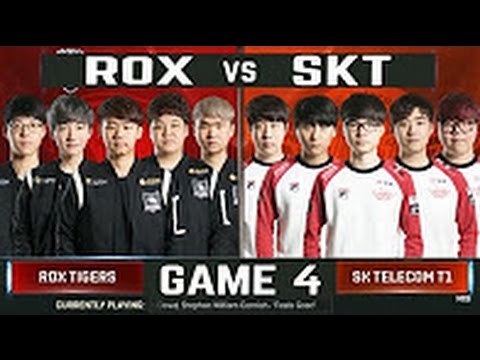 SKT vs ROX - Game 4 Semi Finals Worlds 2016 | LoL S6 World Championship SK Telecom T1 vs Rox Tigers