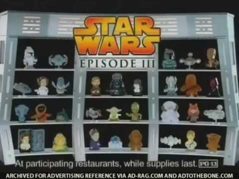 Star Wars: Episode III - Revenge Of The Sith Burger King Kids Meal Commercial