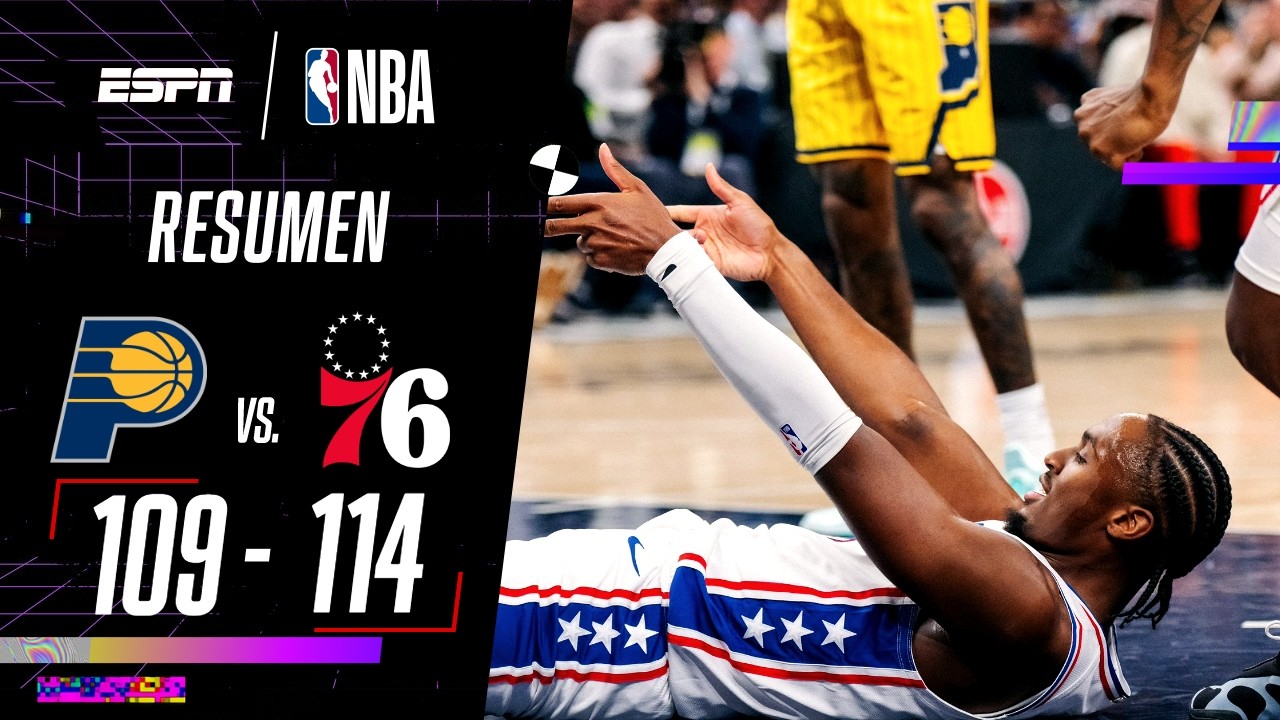 MAGIA DE LEBRON EN EL TRIUNFO DE LOS SIXERS | Indiana Pacers 109-114 Philadelphia 76ers | RESUMEN