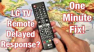 LG Smart TV Remote Controller has Delayed Response or Lagging? TRY THIS FIRST! FIXED!
