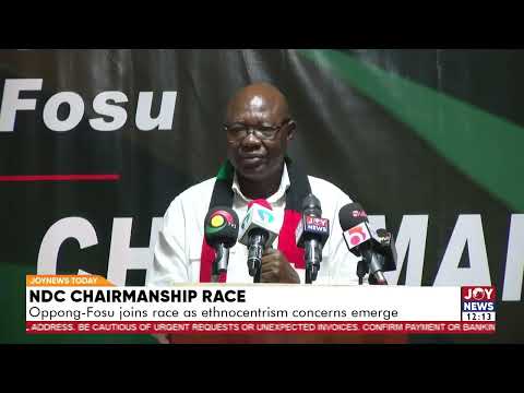 NDC Chairman Race: The Future of Every Ghanaian Depends on Our Decision — Oppong Fosu.
