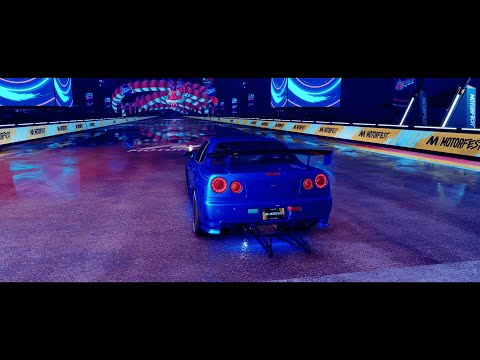 Drag Race Nissan Skyline GT-R (R34)   -  The Crew Motorfest 1 (4K 60FPS)