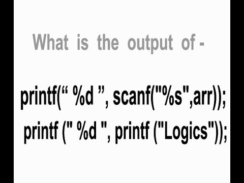 Input / Output  Functions in C | Basics of C/C++ Programming in Hindi Printf and Scanf Function