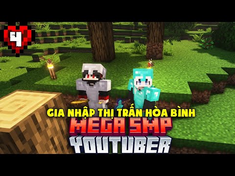 MINECRAFT MEGA SMP* TẬP 4 | GIÚP ĐỠ KIRA THOÁT KHỎI SANZ VÀ GIA NHẬP THỊ TRẤN HÒA BÌNH