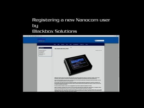 Thumbnail for Step 2: Registering a new Nanocom user