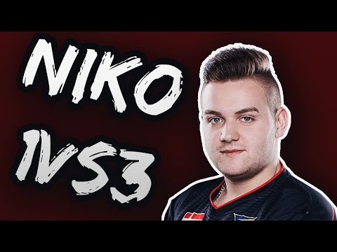 NiKo 1v3 clutch on 3 hp | Gambit vs FaZe | SL i-League StarSeries Season 3 Finals KIEV