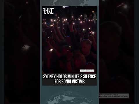 Sydney Community Observes Moment of Silence to Honor Victims of Bondi Tragedy | #shorts