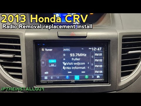 2013 Honda crv radio removal replacement install upgrade