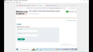 SQL Injection Vulnerability Allowing Login Bypass