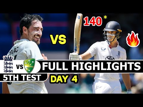 England Vs Australia Full Highlights 5th Test Match Ashes Series Day 4 | Eng Vs Aus Highlights