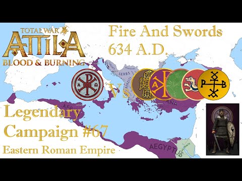 TW: Attila - Fire and Swords 634 A.D. - #67 - Heraclius's Glory - War Visigoths/Great Bulgaria
