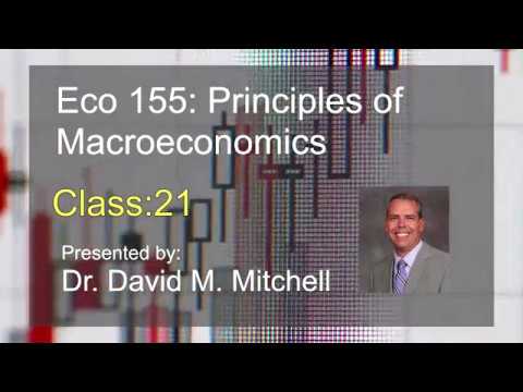 Eco 155: Principles of Macroeconomics Class 21