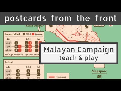 Battle Card: The Malayan Campaign (Teach & Play)