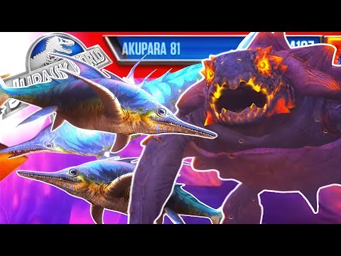 ULTRA FIGHTING WITH AKUPARA 81 BOSS ARCHELON - Jurassic World The Game