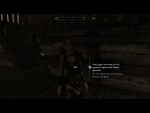 Auri on me joining the stormcloaks