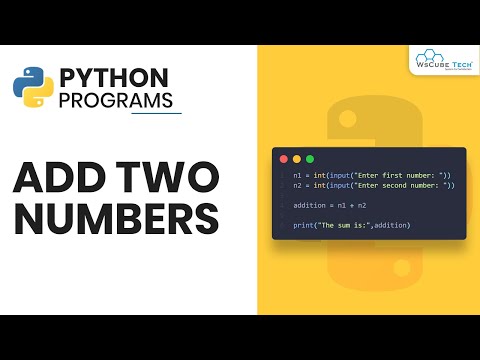 Learn Python Program to Add Two Numbers HINDI Python Programming - Mind ...