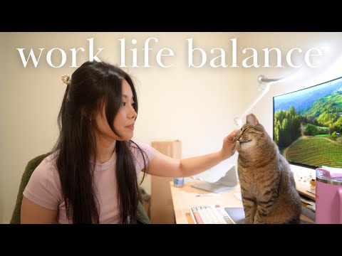 Work-Life Balance in my 20s | maintaining relationships, work updates, going through a creative rut