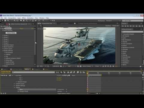Rendering in Element 3D