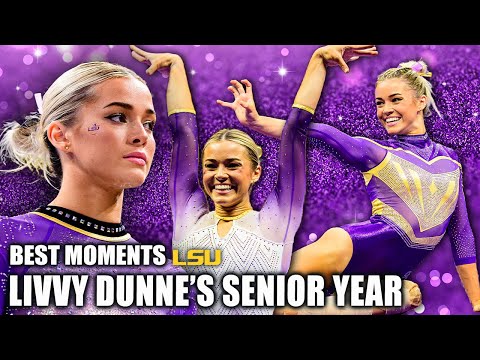 LIVVY DUNNE LSU HIGHLIGHTS 🤸‍♀️ BEST MOMENTS FROM HER SENIOR SEASON 🐅 | ESPN