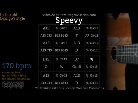 Speevy (170 bpm) - Gypsy jazz Backing track / Jazz manouche