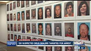 More than 100 people charged in Johnson County drug bust