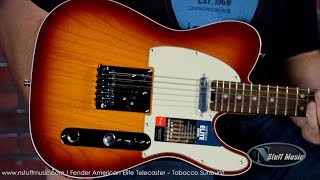 Video thumbnail for Fender American Elite Telecaster - Tobacco Sunburst by N Stuff Music