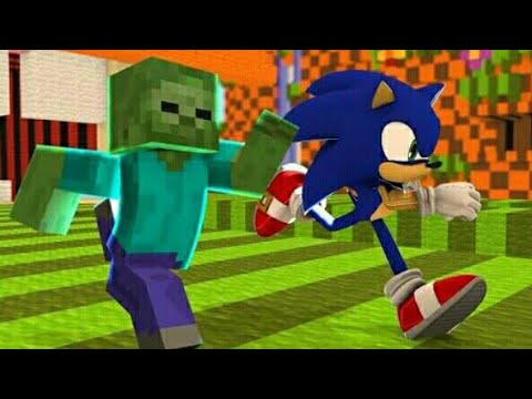 Monster School: SONIC THE HEDGEHOG CHALLENG!!! - Minecraft Animation