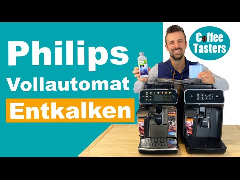 Philips Kaffeevollautomat entkalken & Wasserfilter einsetzen ⭐ SO geht's