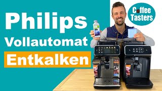 Philips Kaffeevollautomat entkalken & Wasserfilter einsetzen ⭐ SO geht's