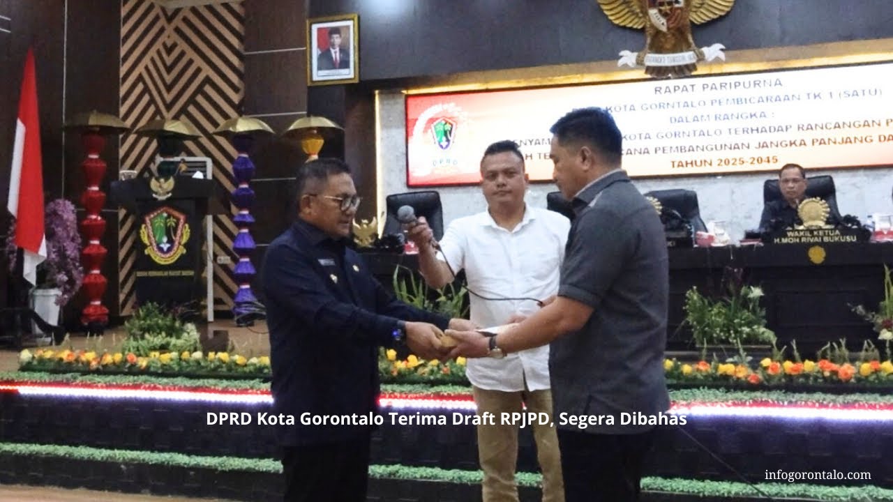 DPRD Kota Gorontalo Terima Draft RPJPD, Segera Dibahas