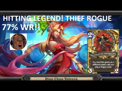 THIEF ROGUE! early LEGEND 77% WINRATE!!