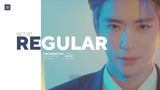 NCT 127 - Regular (English Ver.) Line Distribution (Color Coded)