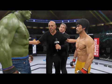 Immortal Hulk vs. Bruce Lee - EA Sports UFC 4 - Epic Fight 🔥🐲