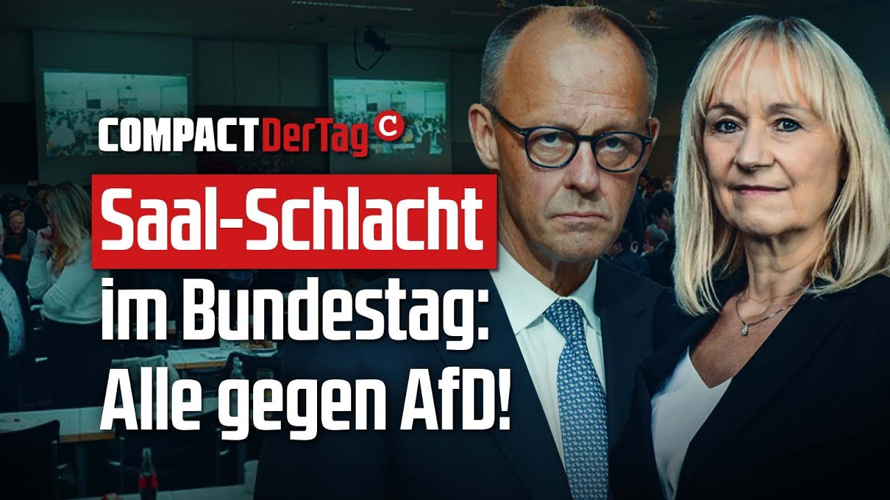 Saal-Schlacht im Bundestag: Alle gegen AfD!💥