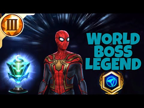 CAN SPIDERMAN DO KNULL WITH A REGEN? Full PVP Build..!! World Boss Legend // marvel future fight