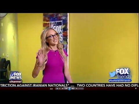 01-29-17 Kat Timpf on Fox & Friends - Entering the Studio