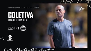 COLETIVA PÓS-JOGO COM ALEX DE SOUZA | CRICIÚMA X ATHLETIC