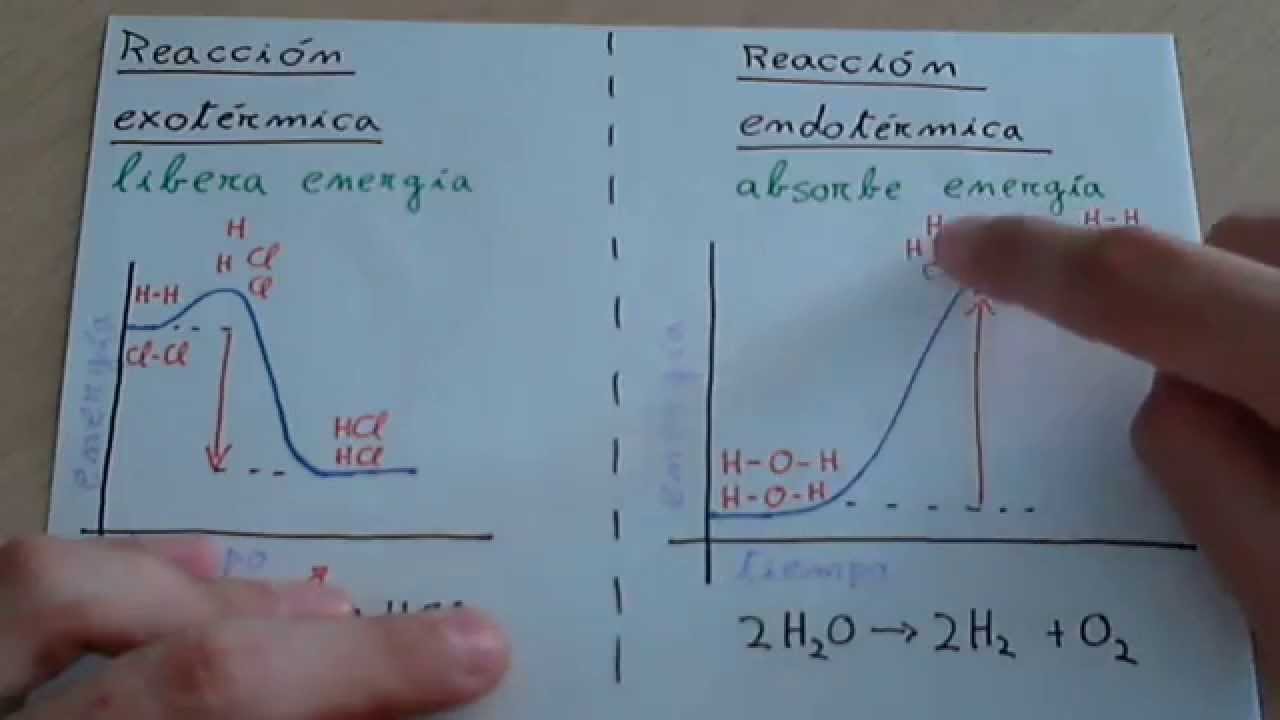 Reacciones exotérmicas y endotérmicas