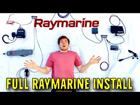 HOW TO INSTALL A RAYMARINE NAVIGATION NETWORK | Ep.128